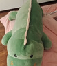 张晟凯玩具恐龙毛绒玩具长条睡觉夹腿抱枕男生款床上大号玩偶睡觉抱公仔娃娃 绿色 1米 实拍图