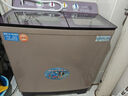 三峡劲霸20公斤纯铜电机半自动洗衣机不锈钢家用商用大容量老式双缸双桶酒店宾馆民宿被子毛毯羽绒服 20公斤紫双钢桶  9秒强洗+纯铜电机+高筋波轮 实拍图