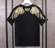 BOY LONDON【金翼锁链】夏季短袖情侣款翅膀烫金潮牌凉感T恤N01918 黑印金N01918 经典升级 M 实拍图
