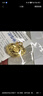 菜百首饰 黄金吊坠 足金儿童锁 宝宝锁 福字金锁吊坠 不含链 计价 HJ 黄金吊坠（不含链） 约2.36g 实拍图