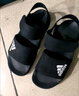阿迪达斯 （adidas）童鞋露脚趾儿童凉鞋夏季款男童女童魔术贴软底小大童沙滩鞋GW0344 GW0344 黑 38 码/5uk/脚长23.5cm 实拍图