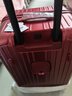 大嘴猴（paul frank）超大容量行李箱女拉链密码拉杆箱网红男轻音万向轮旅行箱学生皮箱 波尔多红/加大加宽/抑菌款 28英寸 实拍图