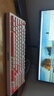 联想（Lenovo）K2有线轻音键盘 机械手感 消音结构95键 混彩灯效 人体工学 音量旋钮 有线办公键盘 拼色 石英粉 实拍图