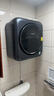 西门子（SIEMENS）壁挂洗衣机3公斤母婴儿童内衣裤全自动滚筒迷你小型挂壁全彩触屏 晶御智能 湖蕴蓝-WZ0AW7010W 实拍图