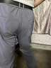 2025夏季新款冰丝休闲裤男直筒透气速干裤子男潮牌百搭运动长裤男 灰色 【冰丝凉爽】 31 [腰围2尺4] 实拍图
