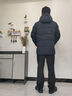波司登（BOSIDENG）2025新款羽绒服男款90绒通勤短款防风连帽保暖外套B250245121XS 【店长推荐】黑黛青|5177 M 175/92A 实拍图