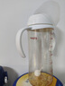 贝亲（Pigeon）自然离乳 PPSU重力球吸管奶瓶 双把手直饮杯 330mL 12月+ AA253 实拍图