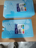 欧宝森冰晶盒4个装400ml 制冷蓝冰 空调扇蓄冷冰盒冰砖冰排食品母乳保鲜 实拍图