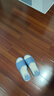 洁丽雅【2双装】亚麻拖鞋女夏季室内家居防滑静音情侣春秋凉拖男四季 粉色+蓝色 36-37 女+44-45男 实拍图