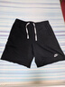 耐克（NIKE）男运动短裤 夏季 针织毛圈 柔软吸汗 五分裤 DX0767-010 黑 2XL 实拍图