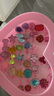 迈米德儿童戒指环卡通女孩公主首饰饰品幼儿水晶宝石玩具多彩亮钻小戒指 如图固定款36枚（盒装） 实拍图