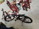 金武端自行车成人山地车公路赛车单车骑行变速超轻越野中学生初中青少年 旗舰版-三刀轮-黑红色 26寸21速 实拍图
