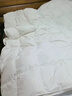 匈牙利正品羽绒被95白鹅绒100%冬被五星级酒店加厚保暖抗菌春秋被 纯洁白静音120支全棉白鹅绒 200*230cm【冬被约充绒1600g】 实拍图