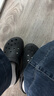 卡骆驰crocs经典云朵老爹鞋洞洞鞋时尚百搭女鞋拖鞋一脚蹬|206750 黑色-001(含智必星) 38 (240mm) 实拍图