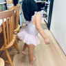 佑游儿童泳衣女孩泡温泉泳衣小童婴幼儿连体游泳四件套31605美人鱼L 实拍图