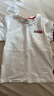 MQD童装男女童短袖纯棉上衣夏装洋气儿童韩版短袖T恤 本白 120 cm 实拍图