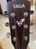 萨伽（SAGA）吉他云杉单板SA700C原木色40英寸初学入门民谣吉它送礼包教学 实拍图