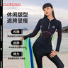 卡帕（Kappa）分体泳衣女长袖长裤套装防晒假两件泳装水母衣冲浪潜水装备 实拍图
