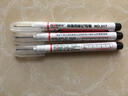 递乐长头记号笔油性划线瓷砖木工专用工地特殊用途记号笔加长深孔细画线防水防油标记XN-317黑色3支装 实拍图