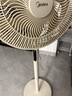 美的（Midea）【劲风酷爽】七叶轻音柔风电风扇家用遥控落地扇台式桌面小型风扇大风力节能立式摇头电扇 SAH30BK 实拍图