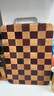 炊大皇家用切菜板砧板乌檀木橡胶木主厨榫卯棋盘格菜板42.5*31*2.5cm 实拍图