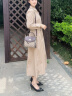 MK女包轻奢包包女包新款单肩包女士手提包百搭斜挎包送女友520礼物 咖啡色 精美礼盒包装 实拍图