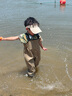 YogelTackle儿童玩水连体衣幼儿园沙水服沙滩抓鱼摸鱼赶海装备男女小孩下水裤 实拍图