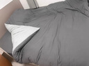 网易严选 A类新疆天竺棉100%全棉针织加厚保暖四件套雾月灰床单款1.5m床 实拍图