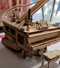 若客（ROKR）钢琴八音盒防尘罩套装 diy手工积木拼图拼装音乐盒玩具生日礼物 实拍图