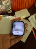 Apple/苹果 Watch Series 10 智能手表GPS款46毫米银色铝金属表壳丹宁色运动型表带S/M MX203CH/B 实拍图