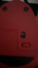 罗技（Logitech）M280 M275无线鼠标 笔记本电脑商务办公鼠标人体工学鼠标USB右手鼠标舒适多彩 带无线2.4G接收器 M280 红色 实拍图