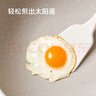 京东京造 炒锅 麦饭石色不粘炒菜电磁炉燃气灶平底煎锅一体平底30cm无盖 实拍图
