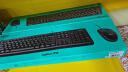 罗技（Logitech）MK120 企业级键鼠套装 有线键盘鼠标套装 办公键鼠套装 电脑键盘 USB即插即用 白色 实拍图