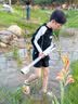 G.duck小黄鸭儿童泳衣男童分体游泳衣宝宝海边沙滩洋气防晒速干泳中小童 黑白字母star 100 建议2~3岁【 90-100cm】cm 实拍图