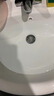 台上盆半嵌入式洗脸盆椭圆形台中盆方形台盆洗手盆台下盆面盆 22寸三孔送.下水器.陶瓷胶 实拍图