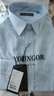 雅戈尔（YOUNGOR）长袖衬衫男纯色DP免烫衬衫棉质面料抗皱易打理新品 VLDP12134IJA浅蓝 40 实拍图
