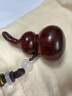 沐恩 印度小叶紫檀手把件小摆件高油密老料雕刻 福禄双全葫芦BJ0005  实拍图