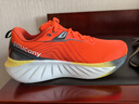 Saucony索康尼彭于晏同款胜利22跑步鞋男缓震舒适慢跑鞋桔深灰42.5 实拍图