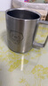 onlycook316不锈钢双层水杯 带刻度防烫喝牛奶杯防摔防烫杯子 300ml小猪 实拍图