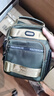 袋鼠 斜挎包男士单肩包大容量休闲胸包多功能户外工装背包 军绿 实拍图