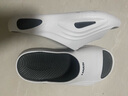 利达妮（TZLDN）踩屎感拖鞋男士夏季外穿厚底居家用浴室洗澡防滑运动户外凉拖鞋男 黯日白黑 【店长推荐】 44-45 【标准码】 实拍图