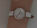 丹尼尔惠灵顿（DanielWellington）DW女表金边白色皮质表带28mm白盘欧美简约风节日礼物DW00100249 实拍图