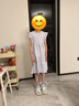 Hello Kitty玉桂狗女童连衣裙夏季纯棉儿童裙子2025新款中大童洋气公主裙薄款 冰岛蓝 150 cm 实拍图