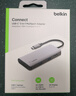 贝尔金（BELKIN）Type-C拓展坞 MacBook扩展坞5合1 电脑USB扩展TF/SD读卡器 iPad投屏HDMI 兼容雷电口 AVC007 实拍图