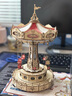 若态若客空中飞椅音八音盒音乐盒diy手工积木拼图装玩具毕业生日礼物 实拍图