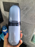 欣沁洗漱杯多功能四合一刷牙杯旅游牙膏漱口杯套装便携4个杯子蓝色 实拍图