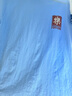 雪中飞白色短袖t恤女2025新款夏季纯棉宽松半袖女士简约休闲超好看上衣 冰川蓝|5338-17008F (女款) XL 实拍图