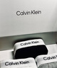 Calvin Klein内衣男士本命年三条装ck提花腰边舒适纯色棉质三角内裤男U2661 998-太空黑/椰青灰/月光白 3条 L 实拍图