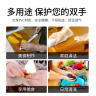 乌斯京一次性手套PVC食品级实验室美容清洁烘焙餐饮厨房手套100只 中码 实拍图