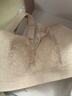 千奈美内衣女大胸显小薄款无痕无钢圈全罩杯收副乳文胸 梨花白 3XL 实拍图